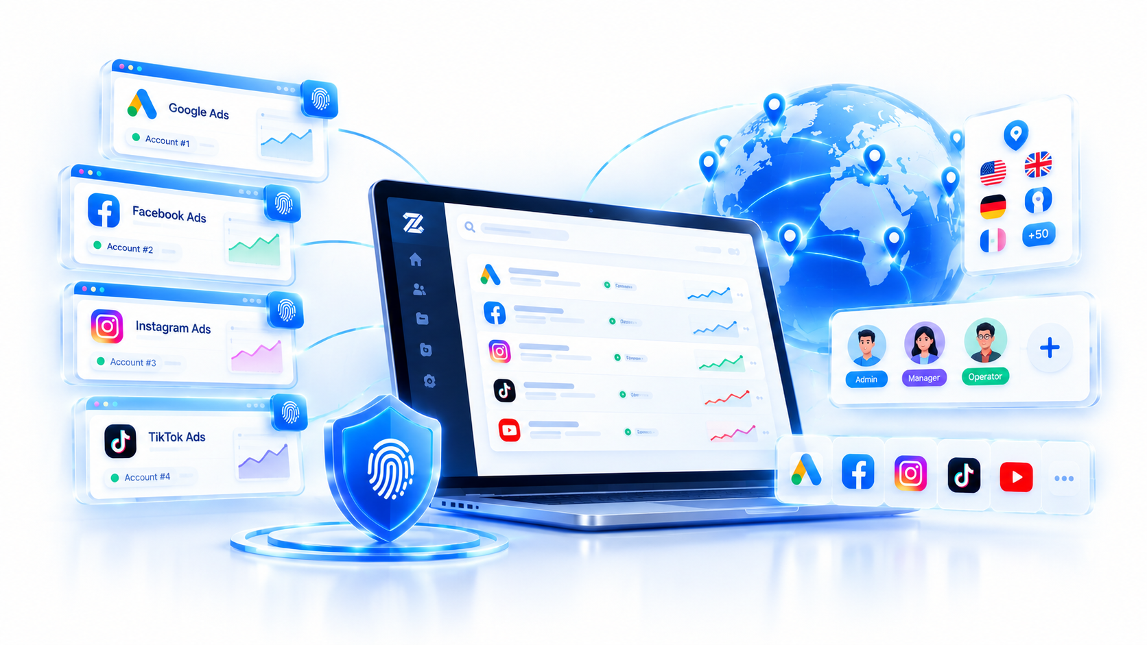 Scale Your Campaigns � manage multiple ad accounts from one dashboard